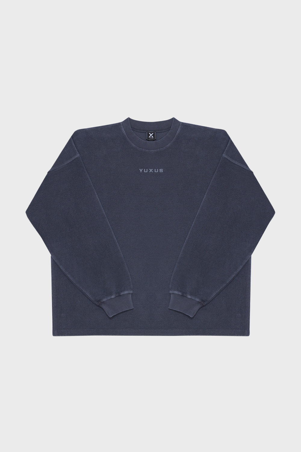 INDIGO "CRONOS" REVERSE CREWNECK