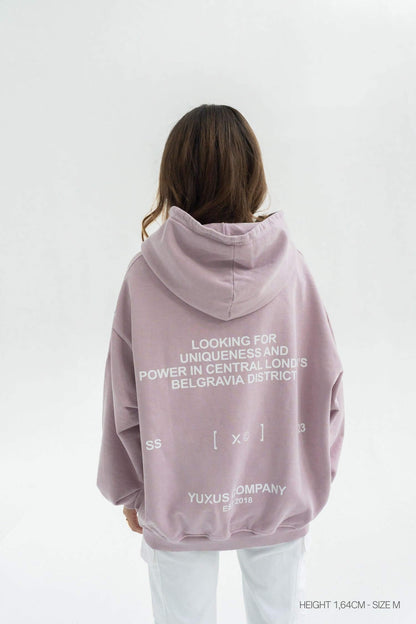 LAVENDER "BELGRAVE" HOODIE - YUXUS