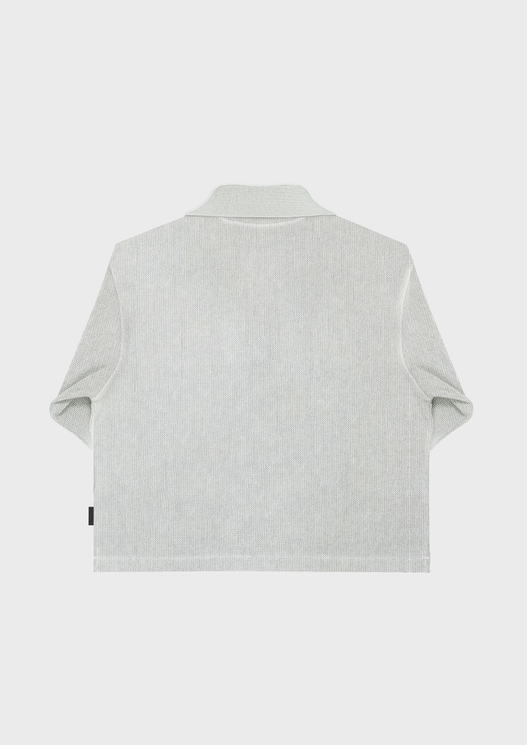 OSLO "GRAYSCALE" KNITTED POLO