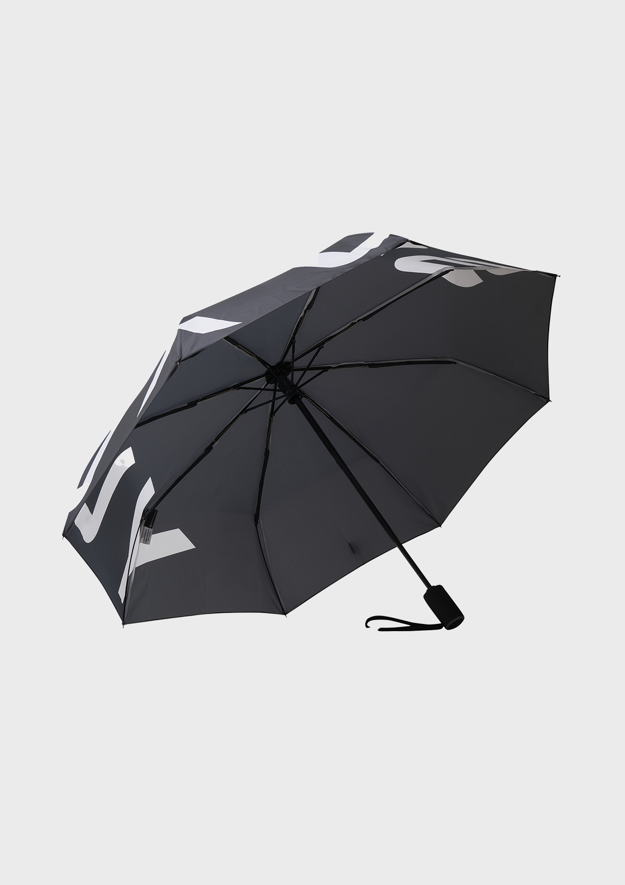 BLACK "GRAYSCALE" UMBRELLA