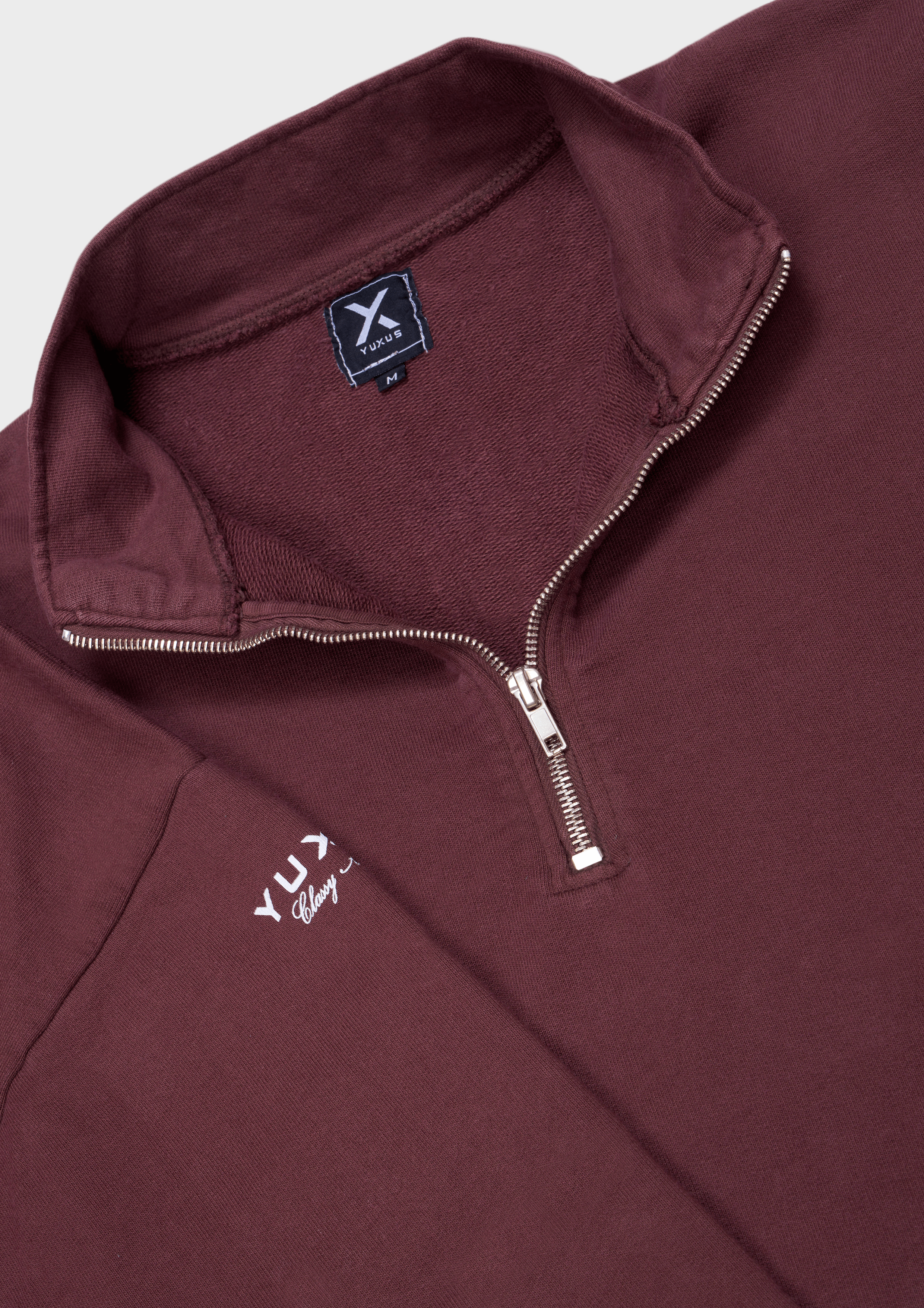 WOOD "CLUB" HALF ZIP