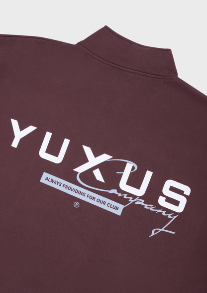 WOOD "CLUB" HALF ZIP - YUXUS