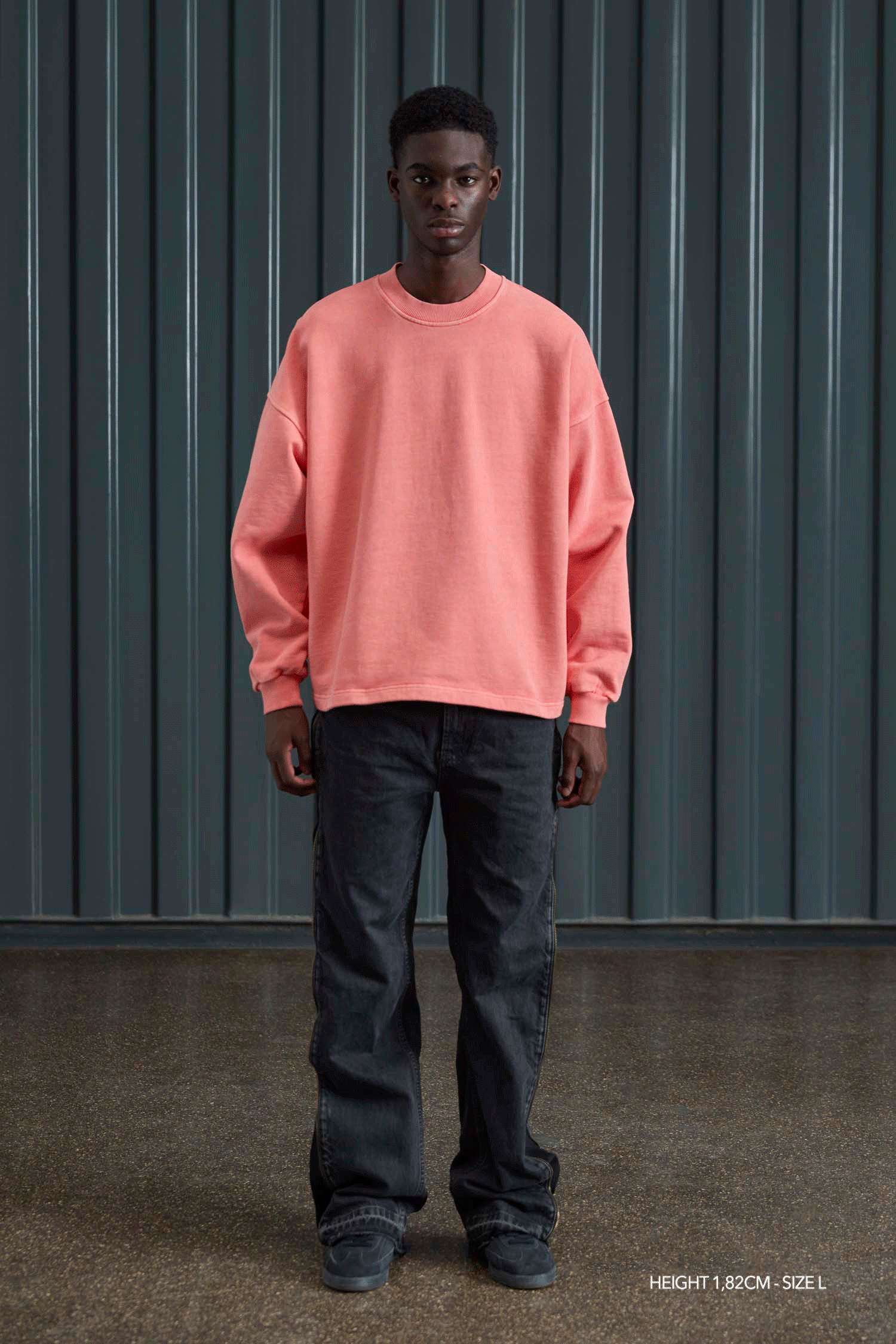 Salmon crewneck online