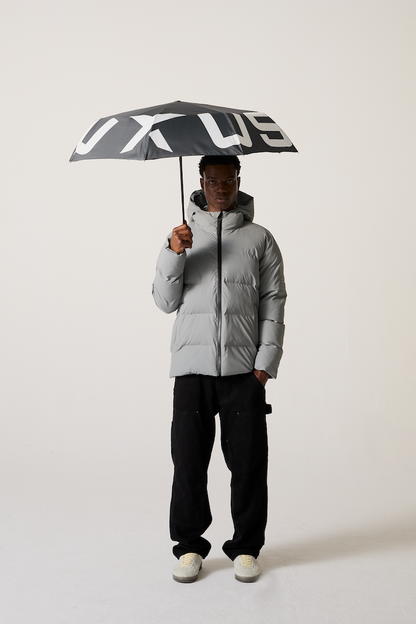 BLACK "GRAYSCALE" UMBRELLA